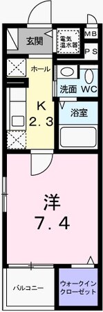 東姫路駅 徒歩5分 3階の物件間取画像